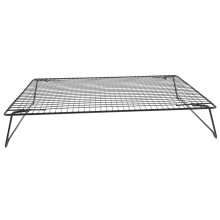 Sturdy Outdoor BBQ Baking Rack 42.5x27.7cm Wire Cooling Stand for Cookies Cupcakes Muffins