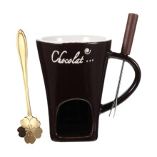 (coffee, 11x83cm) Chocolate Fondue Mug Chocolate Melter Home Anniversary Ice Cream Hot