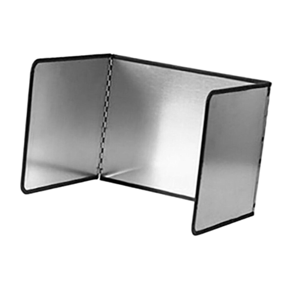 (Silver, S) Oil Splash Guard Splatter Shield for Gas Top Frying Pan Restaurant S-image-OPC-PJK7WVD-NEW