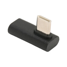 90-Grad-USB-C-Adapter Männlich auf Weiblich, 10 Gbps, ABS, Plug & Play, USB-C-Rechtwinkel-Adapter für Handy und Laptop zum Aufladen