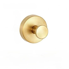 Deluxe Metal Non Stick Suction Cup Hook for Bathroom and Kitchen, Matte Black, Brushed Gold, Brushed Nickel, 2 Pack