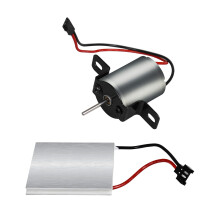 Fireplace Fan Accessories Motor and 4-Blade Heat Powered Stove Fan for Wood Log Burner, Efficient Power Generation, Compact Design