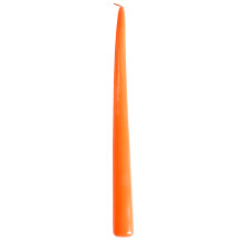 12 PCS Tall Taper Candles 11.5 Inch Orange Unscented Dinner Candle Sticks for Weddings and Events