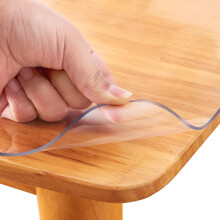 18x32 Inch PVC Clear Plastic Table Protector for Wood Furniture Waterproof Wipeable Desk Cover for Kids Art and Games