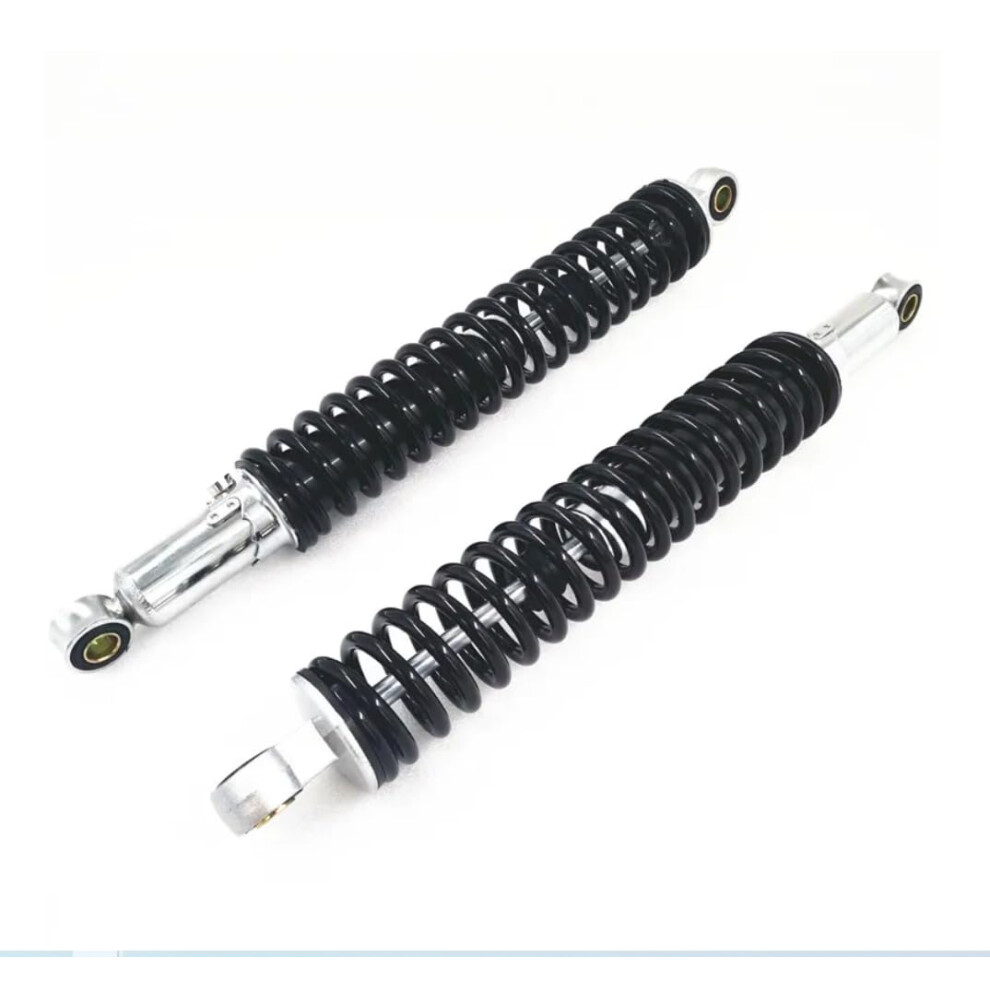 400Mm 15.75 Inch 7Mm Spring Motorcycle Shock Absorber Rear Suspension For Xl185 Xl125s Cl50 Cd50 Atv Quad Scooter Dirt Bike Black 6947110018348