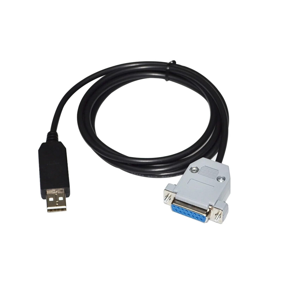 Ft232rl Usb To D-Sub 15-Pin Db15 Female Rs232 Serial Communication Cable 5M Compatible With Edwards Nxds Roll Pump 6482260571188