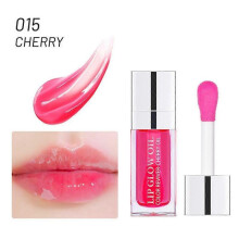 Lip Glow Oil, Hydrating Lip Oil, Lip Gloss Oil, Jelly Lip Cherry Liquid Lipstick, Moisturising, Reduces Fine Lines, High Gloss, Soothes Dry Lips