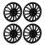 4PCS 14in Wheel Hubcap Strong Protection Sturdy 9