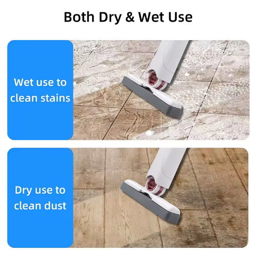 Portable Mini Self Squeeze Cleaning Mop Wet and Dry Use Sponge Mop 2