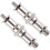 3 Sets Flash Light Stand Screw Adapter 1/4 to 3/8 Threaded Spigot Stud for Studio Lighting Equipment Easy Assembly 2pcs Each 3