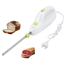 Cordless Electric Knife 110W Stainless Steel Carving Knife with Anti-Slip Handle for Cutting Poultry Bread and Meat