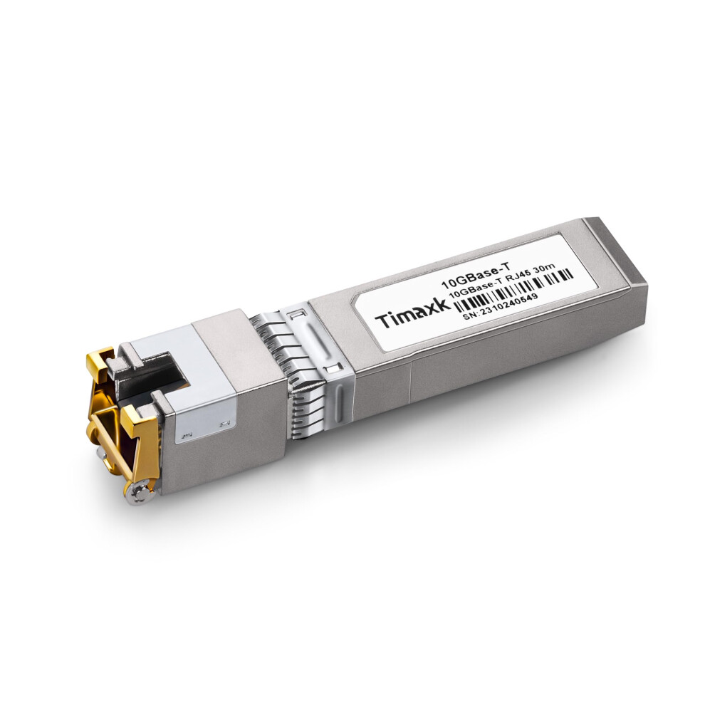 10Gbase-T Sfp+ To Rj-45 Transceiver Module, 10Gbe Copper Ethernet, 30M Range, Compatible With Cisco, Ubiquiti, Mikrotik 6947110019772