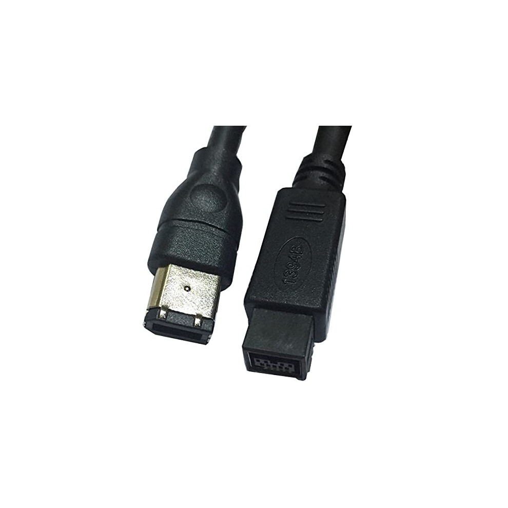 Ieee 1394 800 To 400 Cable 9 Pin Male To 6 Pin Male 1.5M 3M 4.5M Compatible Lengths Black 6482260571942