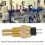 Wassertemperatursensor für Auto-Motor, Kühlmitteltemperatursensor für 12V 24V 6
