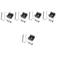 Cold Shoe Flash Mount Adapter 5 Sets Aluminum Alloy Easy Install No Tools Compatible with DSLR Cameras