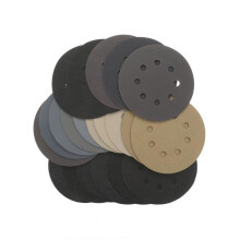 60-10000 Grit Round Sanding Discs 5 Inch 125mm Hook Loop Sandpaper Buffing Sheets 8 Hole Sander Pads 5pcs Set