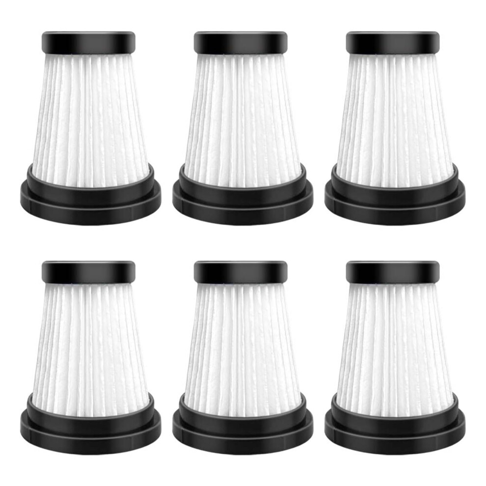 Vacuum Cleaner Hepa Filter Replacement Accessory for Foxnovo 13KPA - 6 Pack Compatible Filters-image-OPC-PJK828M-NEW