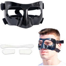 Nose Guard for Broken Nose Sports Face Shield Masks Adjustable Foam Padding for Baseball Softball Basketball Men Women