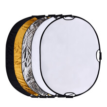 3x4ft Collapsible Reflector 5 in 1 Portable Handheld Oval Photography Prop for Studio Lighting and Portraits
