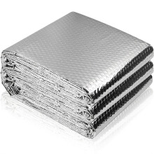 Double Reflective Bubble Foil Insulation Foam Roll 23.6" x 20Ft Aluminum Thermal Radiant Barrier for Windows Garage Attics RV