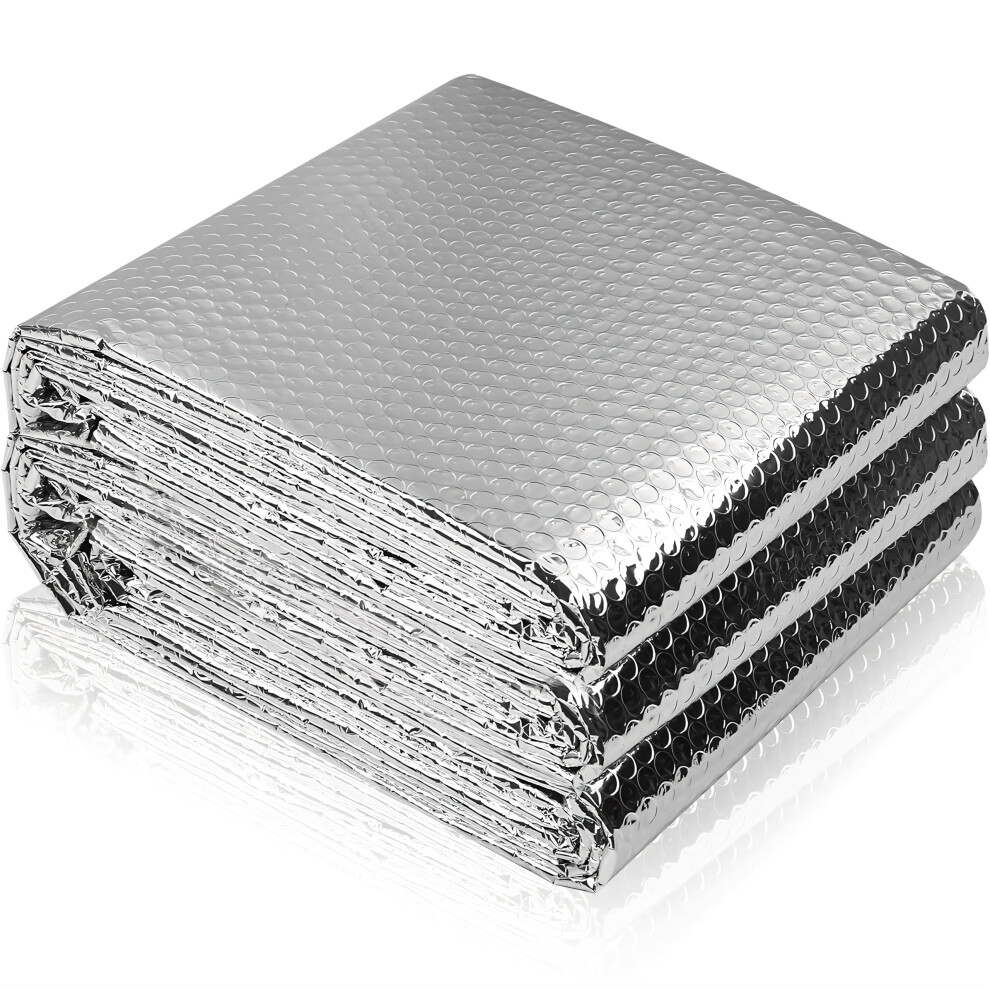 Double Reflective Bubble Foil Insulation Foam Roll 23.6" X 20Ft Aluminum Thermal Radiant Barrier For Windows Garage Attics Rv 6482260573212