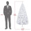 White Classic Artificial Christmas Tree Holiday Home Decor 4