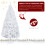 White Classic Artificial Christmas Tree Holiday Home Decor 5