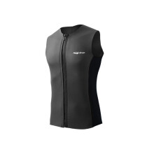 Sleeveless Wetsuit Top Vest with Front Zip for Warmth, Size S, Ideal for Swimming, Canoeing, Kayaking, Snorkeling