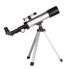 Portable Monocular 50mm Refracting Telescope with Tripod for Beginners, Compact Astronomical Refractometer for Stargazing