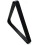 Pool Triangles Rack Plastic Black, Triangle Ball Rack for Pool Table Accessories, Durable and Lightweight Design 3
