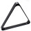 Pool Triangles Rack Plastic Black, Triangle Ball Rack for Pool Table Accessories, Durable and Lightweight Design 2