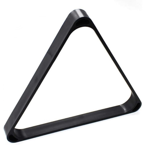 Pool Triangles Rack Plastic Black, Triangle Ball Rack for Pool Table Accessories, Durable and Lightweight Design 1
