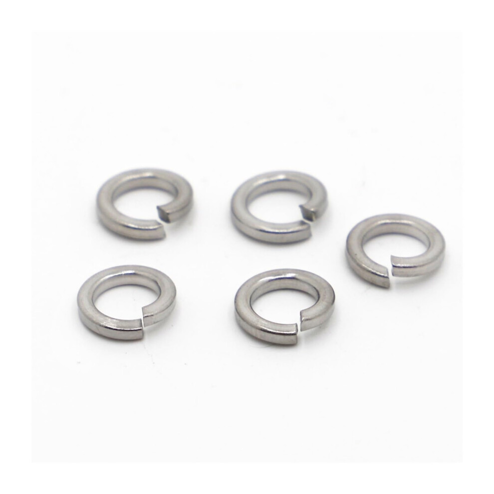 304 Stainless Steel Split Spring Lock Washer M12 - Elastic Gasket For M1.6 To M24 Sizes, Gb93 Standard (10Pcs) 6276012374994