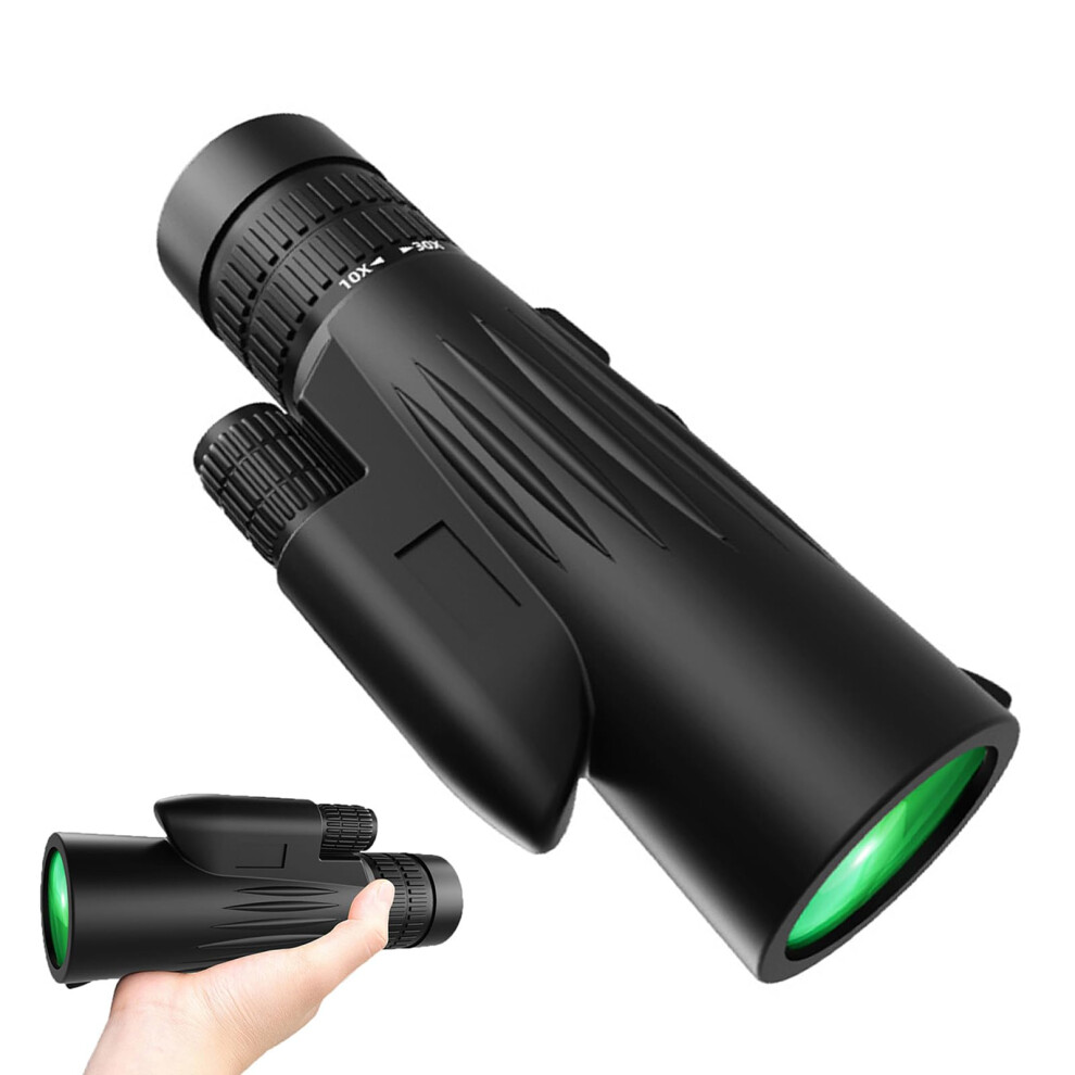 Hd Zoom Monocular Telescope 10-30X42 With Smartphone Tripod For Bird Watching And Camping, Waterproof And Lightweight Design 6947110022277