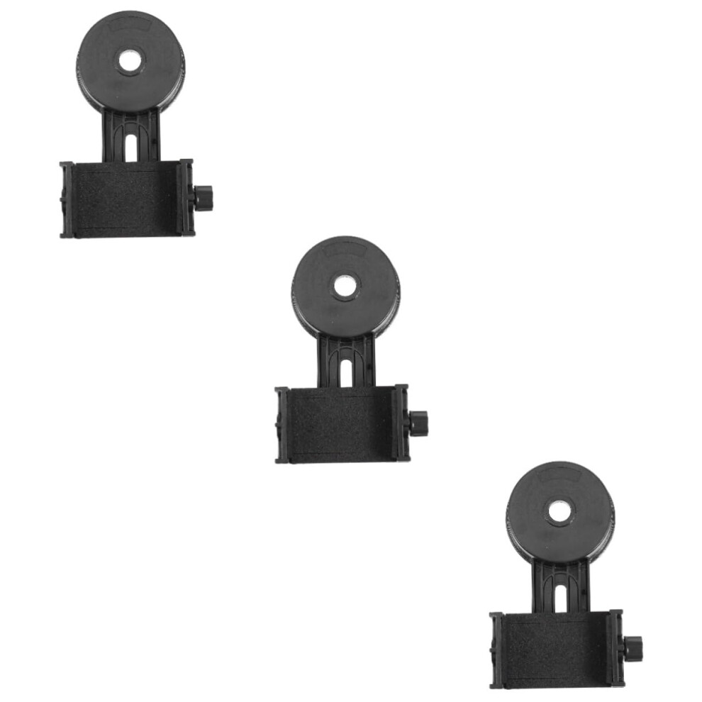 Smartphone Binoculars Telescope Adapter 3Pcs Phone Holder Clip Mount Compatible With Most Smartphones 6947110022291