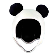 Scuba Diving Hood, Elastic Neoprene Thermal Hood for Surfing, Cartoon Panda Swim Hat, Kids Size Swimming Cap