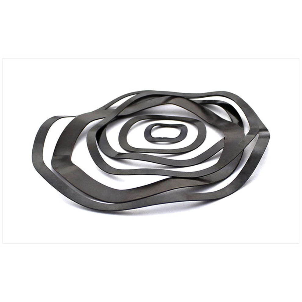65Mn Spring Steel Wave-Shaped Peak Washer M3-M118, 50Pcs, M16 Inner Diameter, 0.3 Thickness 6493810613913