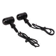 Vorne Hinten Blinklichter LED Blinkleuchten Bernstein Gelb DC 12V Universell für Scooter Sport Motorrad Typ 2