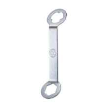 Spikes Wrench Dual Interface Adjustment Tool for M5 Soccer Shoes - Aluminum Material, Compatible with Various Spikes