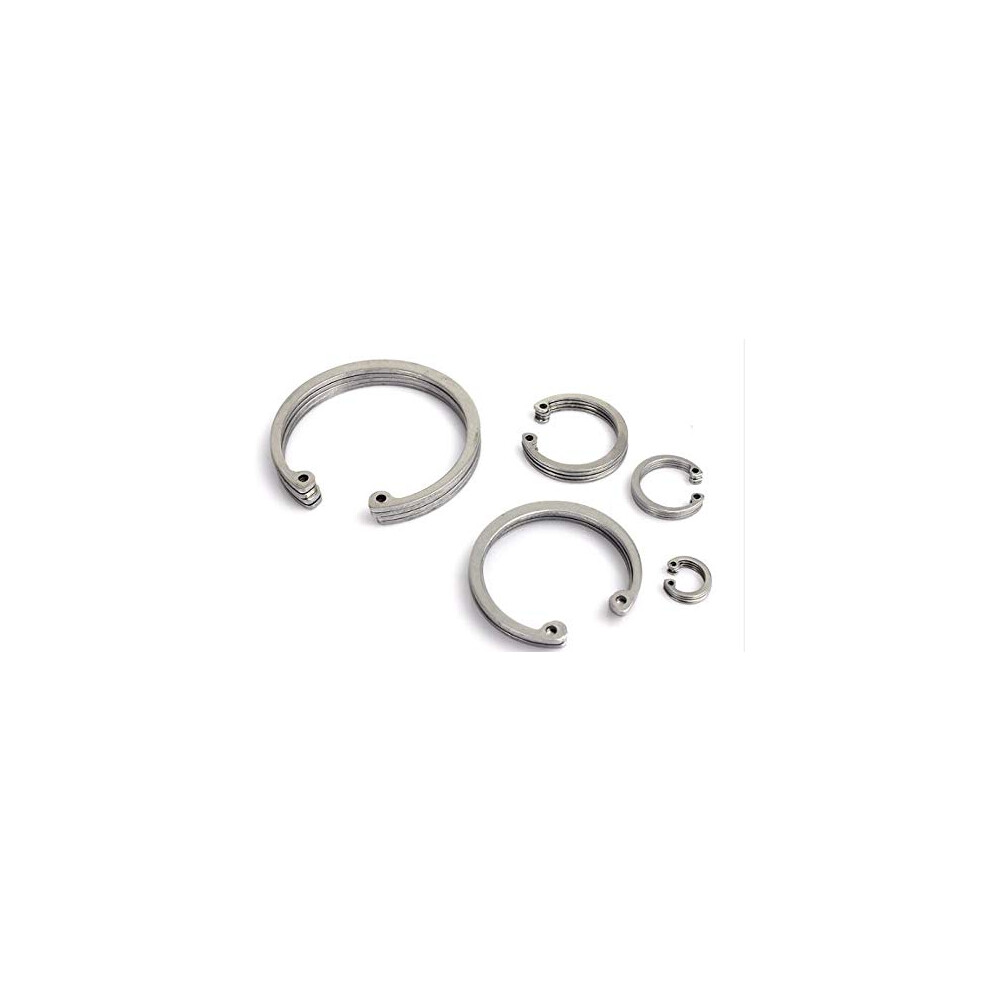 M8 M9 M10 M11 M12 Stainless Steel 304 Inner Circlip C Type Retaining Rings Gb893 - 20Pcs Set With Inner Diameter M8 6947110023045