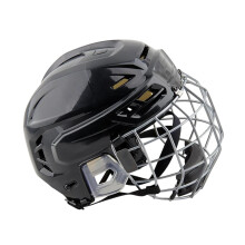 Hockey Helmet with Facemask Adjustable Size Lightweight Breathable Headgear for Training and Game Sports Equipment