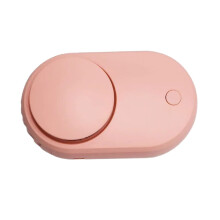 Rosa Mini-USB-Wimpernventilator, tragbar, wiederaufladbar