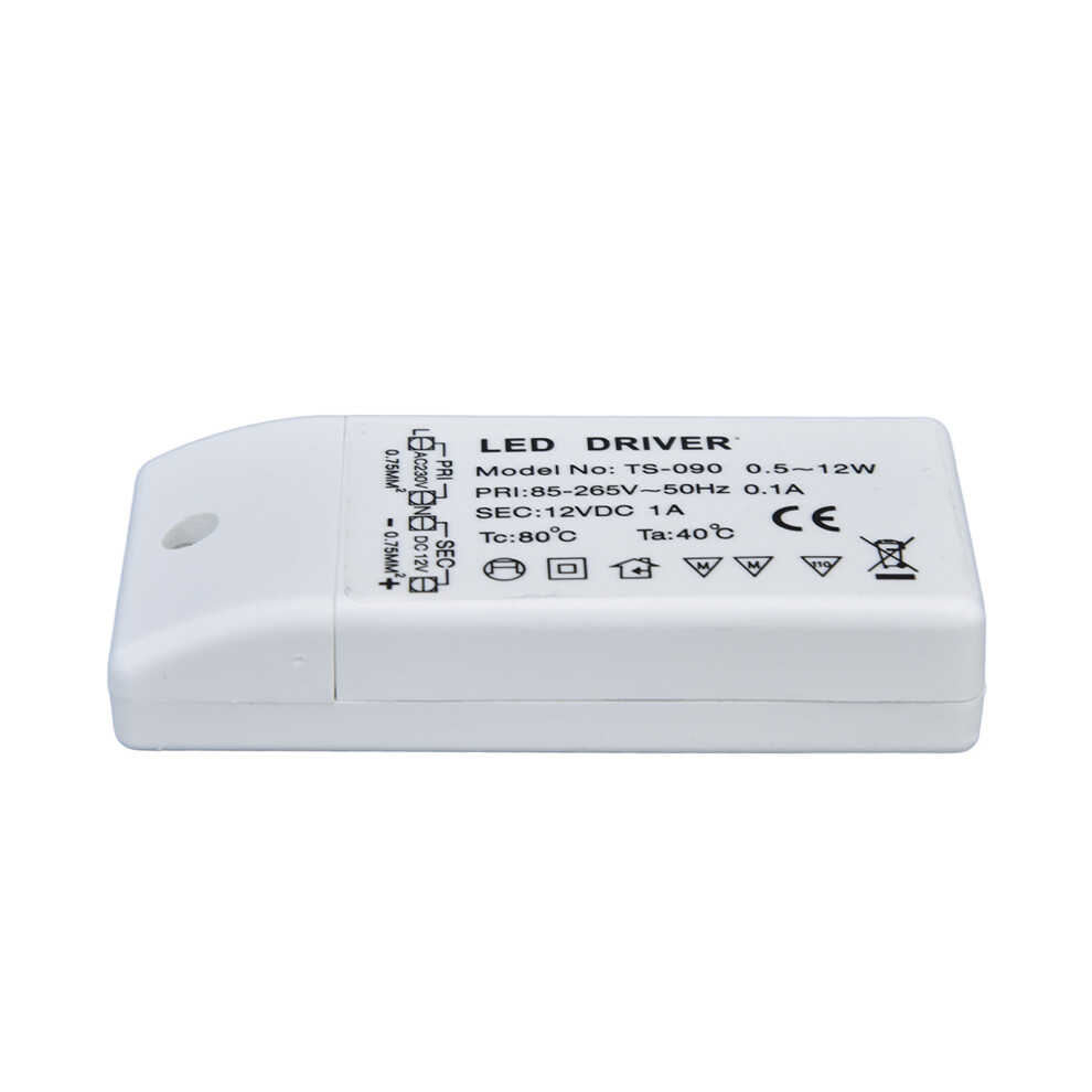 Led Driver 12W 12V Dc 1A Transformer Safe & Easy Install 8471340148998