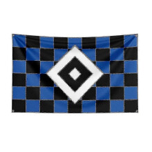 (60 x 90cm, A) 3x5 Hamburger Sv Flag Polyester Printed Racing Sport Banner For Decor