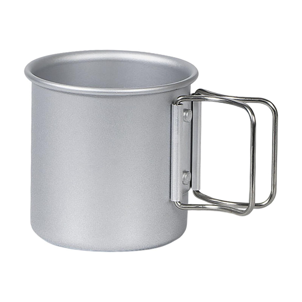 (Silver, 8x82x82cm) Camping Cup Portable with Folding Handles Pot for Garden Backpacking-image-OPC-PJK87GC-NEW
