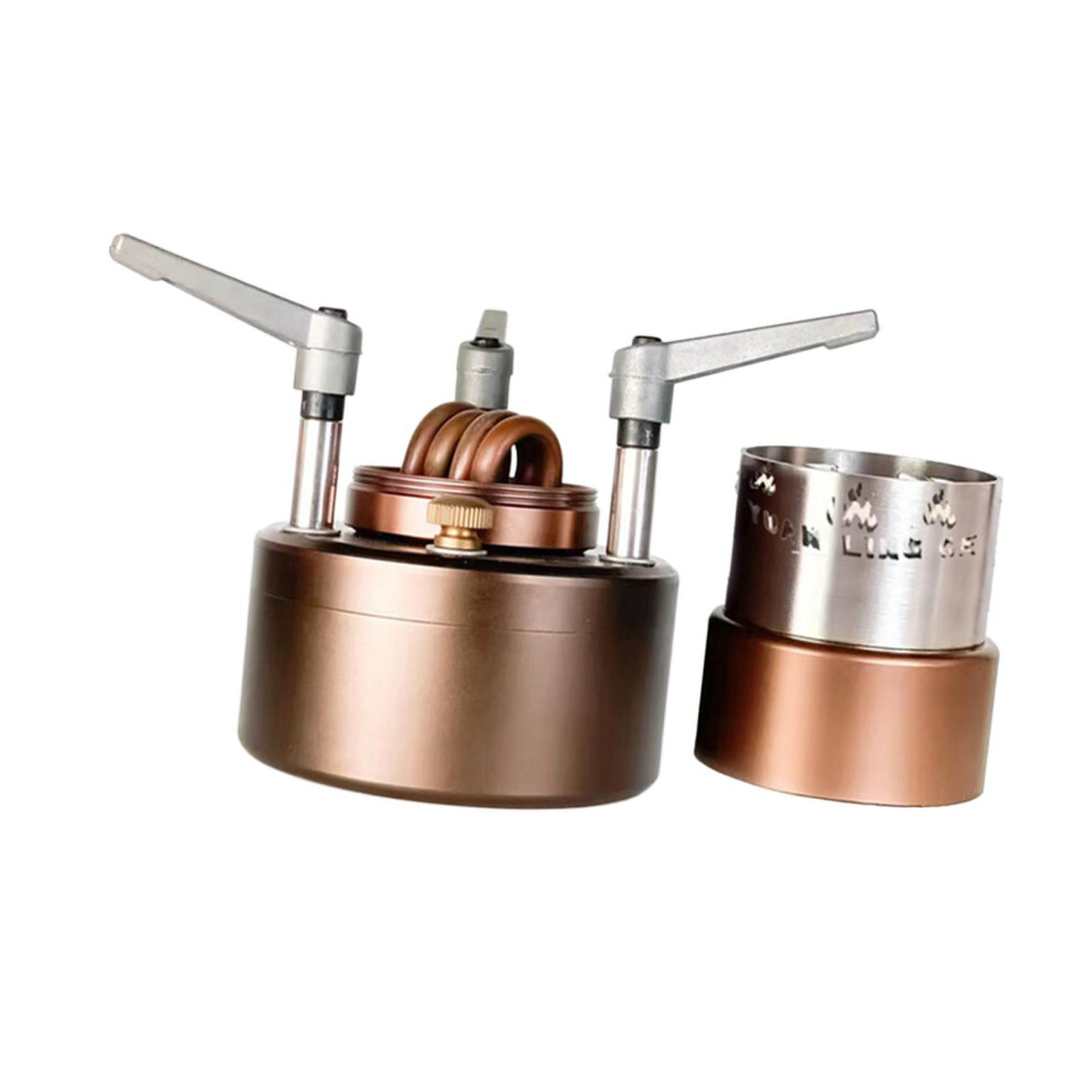 (with Windproof Ring, 12x12cm) Alcohol Burner Portable Alcohol Furnace Burner for Picnic Barbecue-image-OPC-PJK87VM-NEW