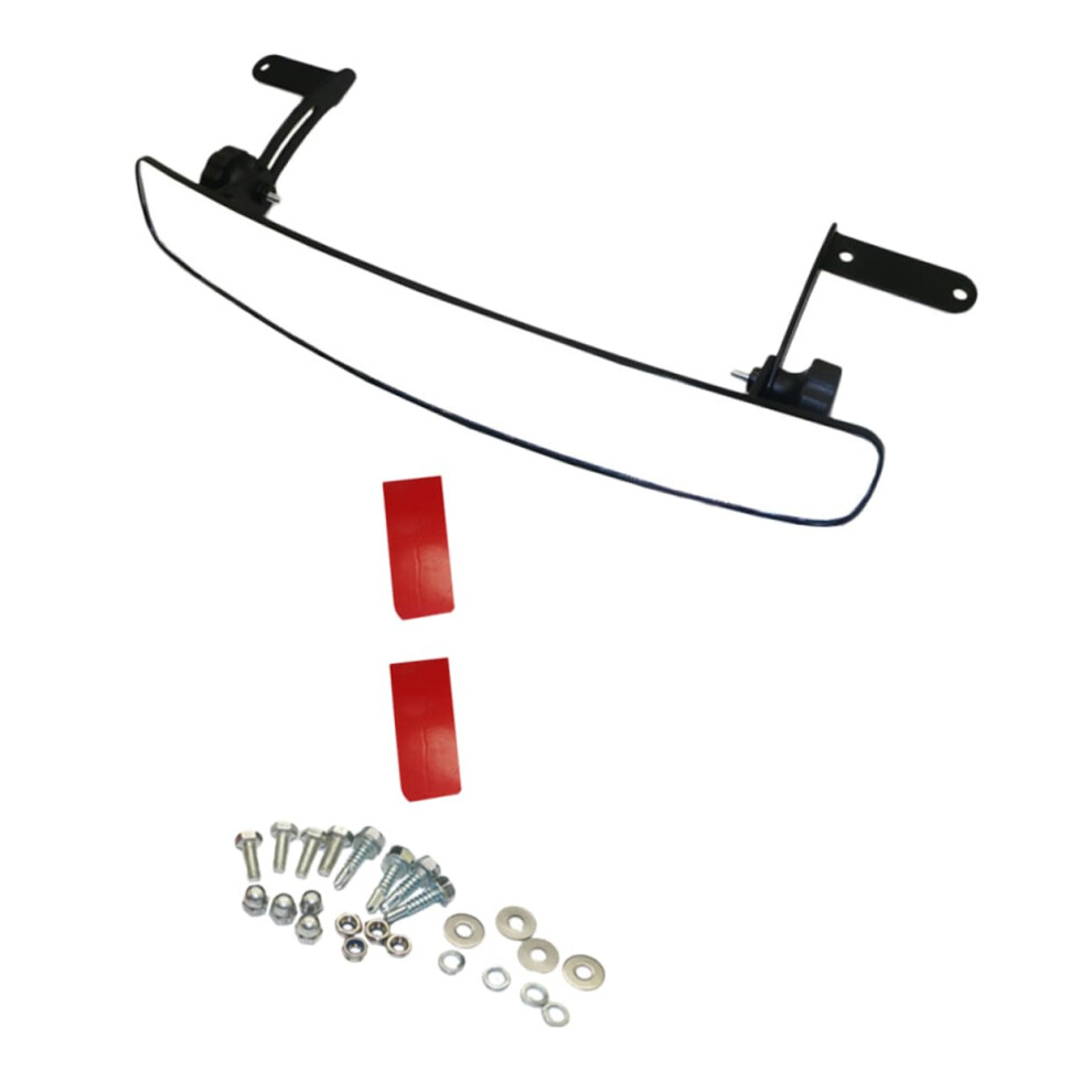 Wide Rear View Mirror For Golf Cart - Convex Design, Durable Material, Easy Installation, Compatible With Most Models 6482260575537