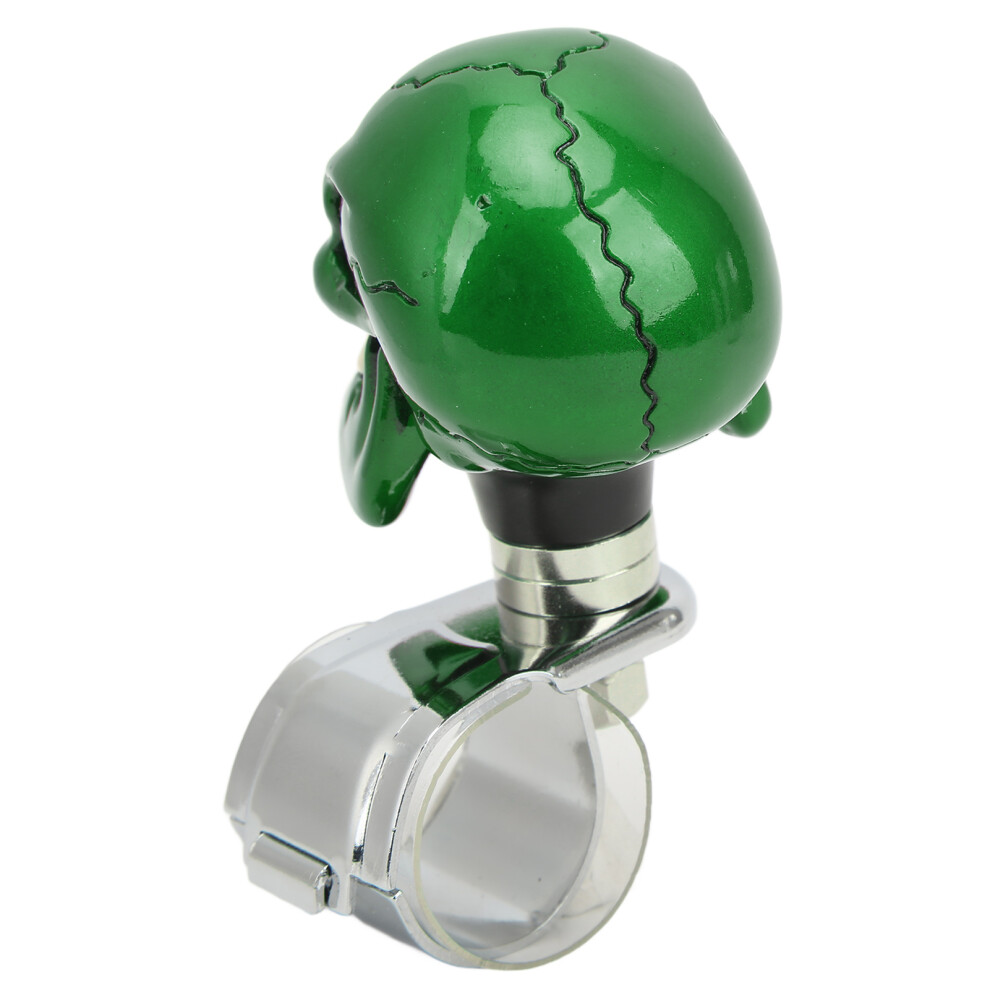 Resin & Metal Steering Wheel Knob Spinner For Cars, Trucks, Boats Green 7601340152416