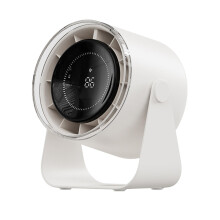 Modern USB Fan Rechargeable Desk Fan with Long Battery Life, Efficient Cooling, USB Cable, Compact Size, White Color