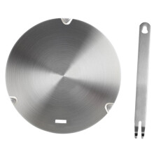 Conductive Plate Stainless Steel Heat Converter Disk Adapter for Gas Stove Induction Cooktop 8 Inch Size